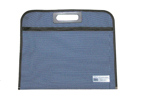 Текстилна чанта с цип В-МАХ лукс, синя